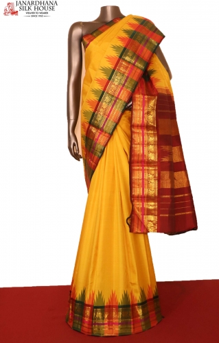 Exclusive Temple Kanchipuram Silk Saree